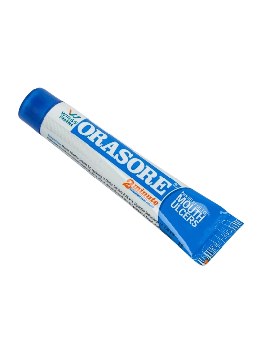 Stomatit va til va tish go'shti og'iz yaralari uchun Orasore, 12 g