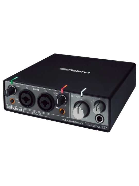 Roland RUBIX 22 audio interfeysi, USB, 2 ta kirish/ 2 ta chiqish - 
