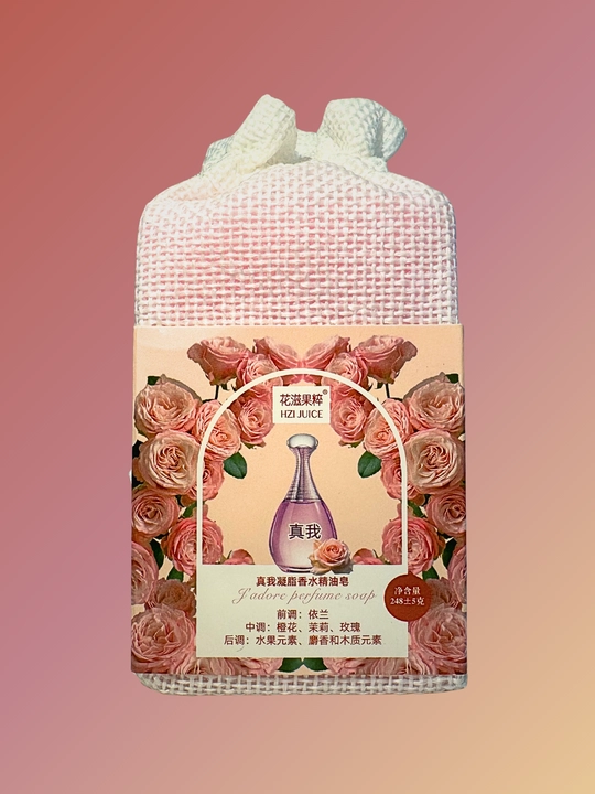 Parfyumli qattiq sovun assorti HZI JUICE/FANSHIYI, 4 xil gul aromati