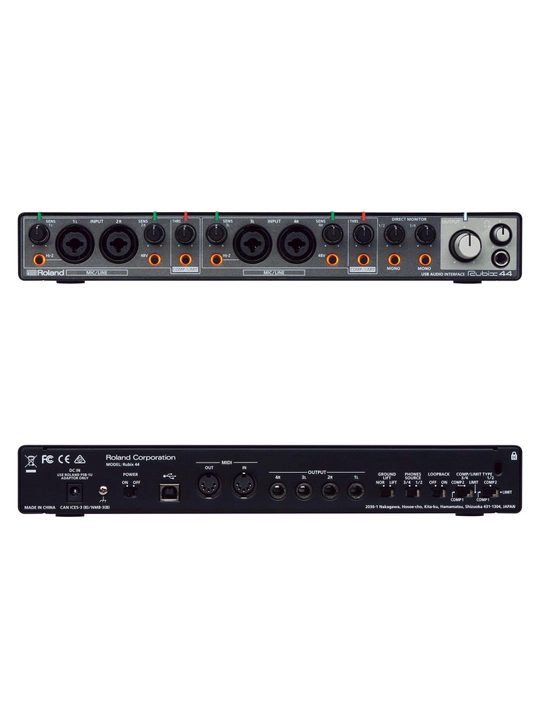 Roland RUBIX 44 audio interfeysi, USB, 4 kirish/4 chiqish