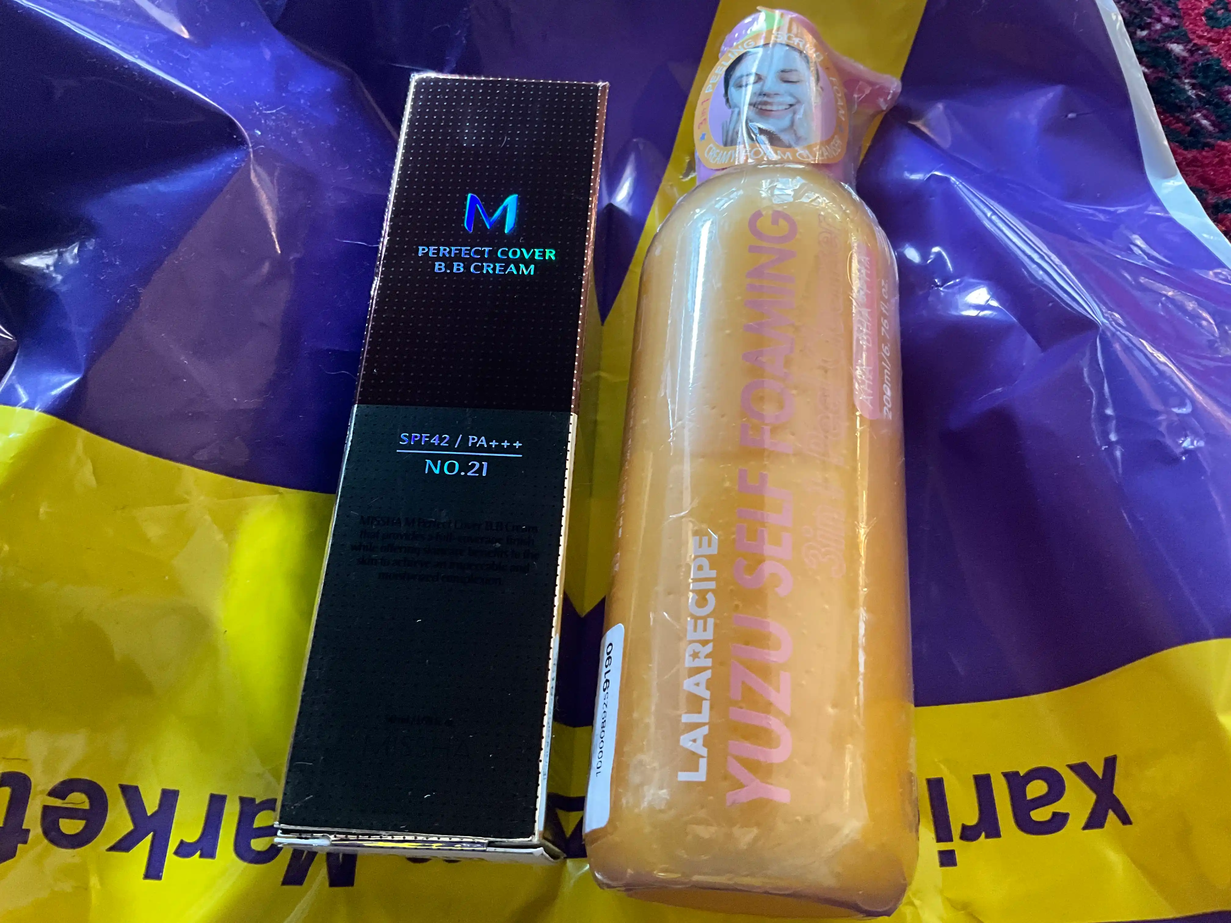 Пенка для умывания Lalarecipe Yuzu Self Foaming