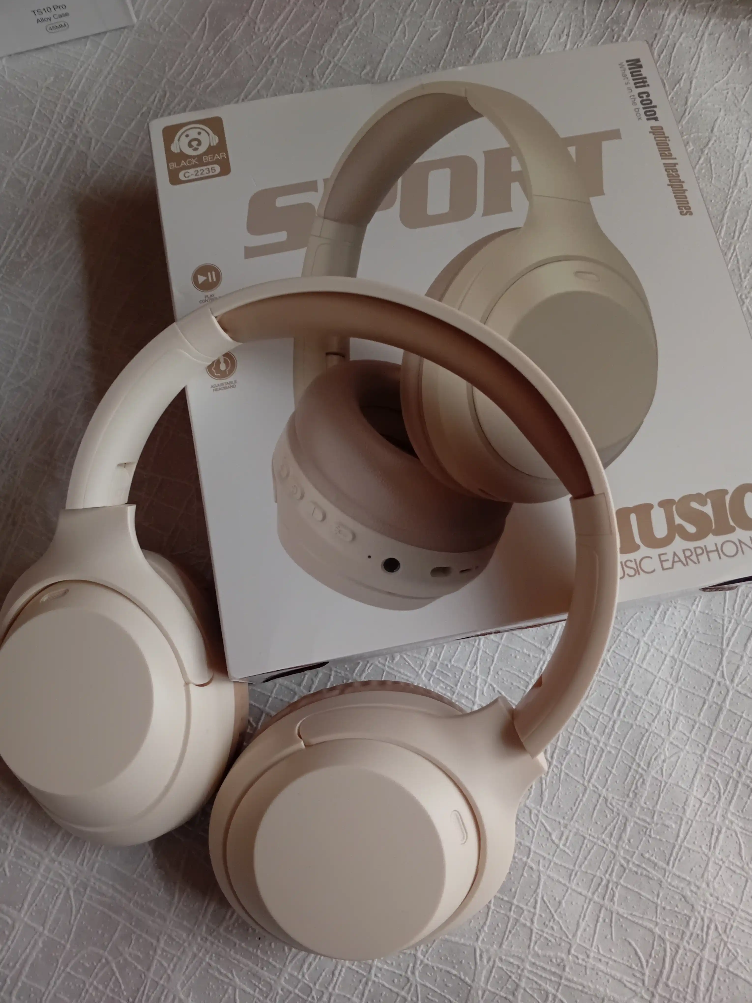 Simsiz quloqchin Bluetooth – to‘liq o‘lcham, mikrofonli, SD karta va radio C2235