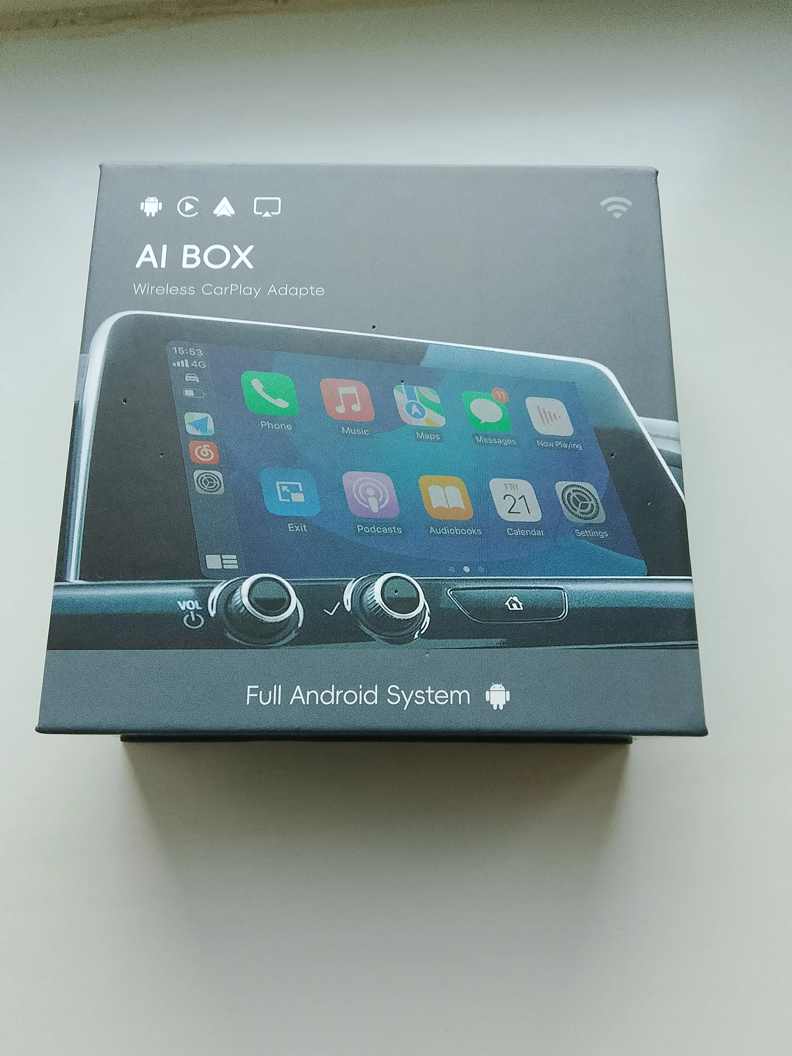 3 tasi 1 da CarPlay Ai Box adapteri Android 13 va Android Auto qo‘llab quvvatlaydi