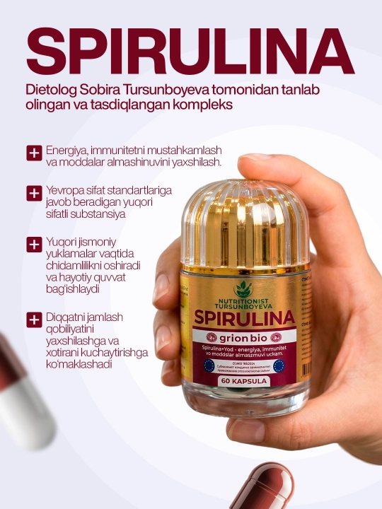 Spirulina grion bio - 