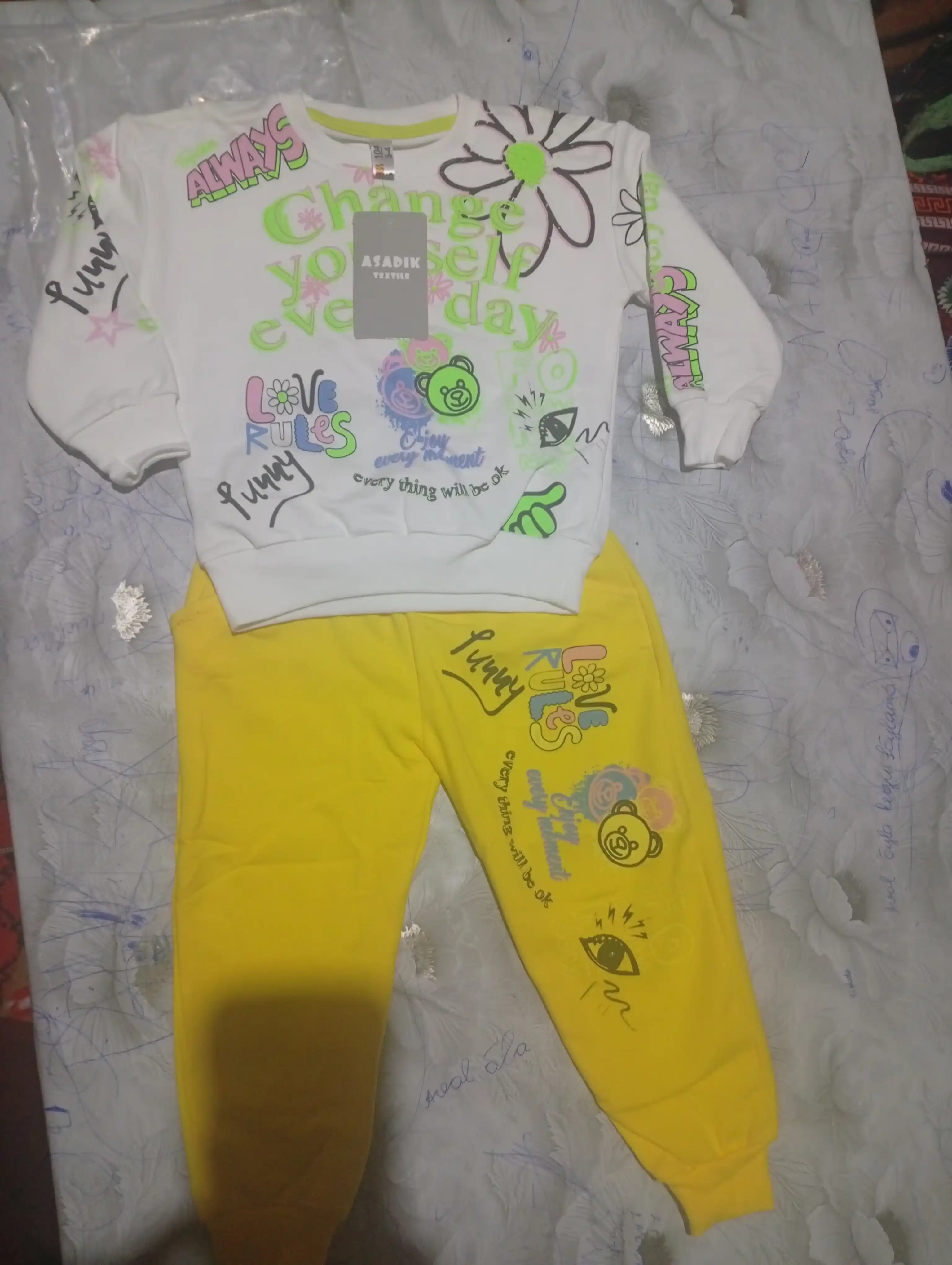 Комплект двойка для девочек, 3-4-5 лет