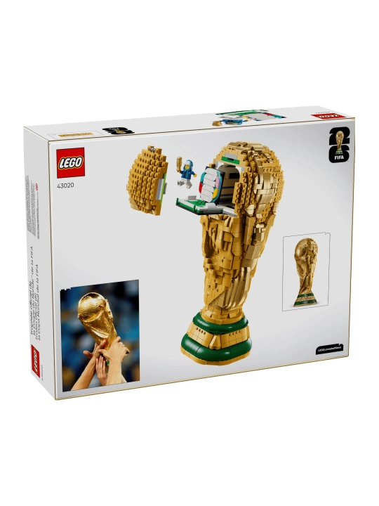 Konstruktor LEGO Editions 43020 Futbol bo‘yicha jahon chempionati rasmiy kubogi