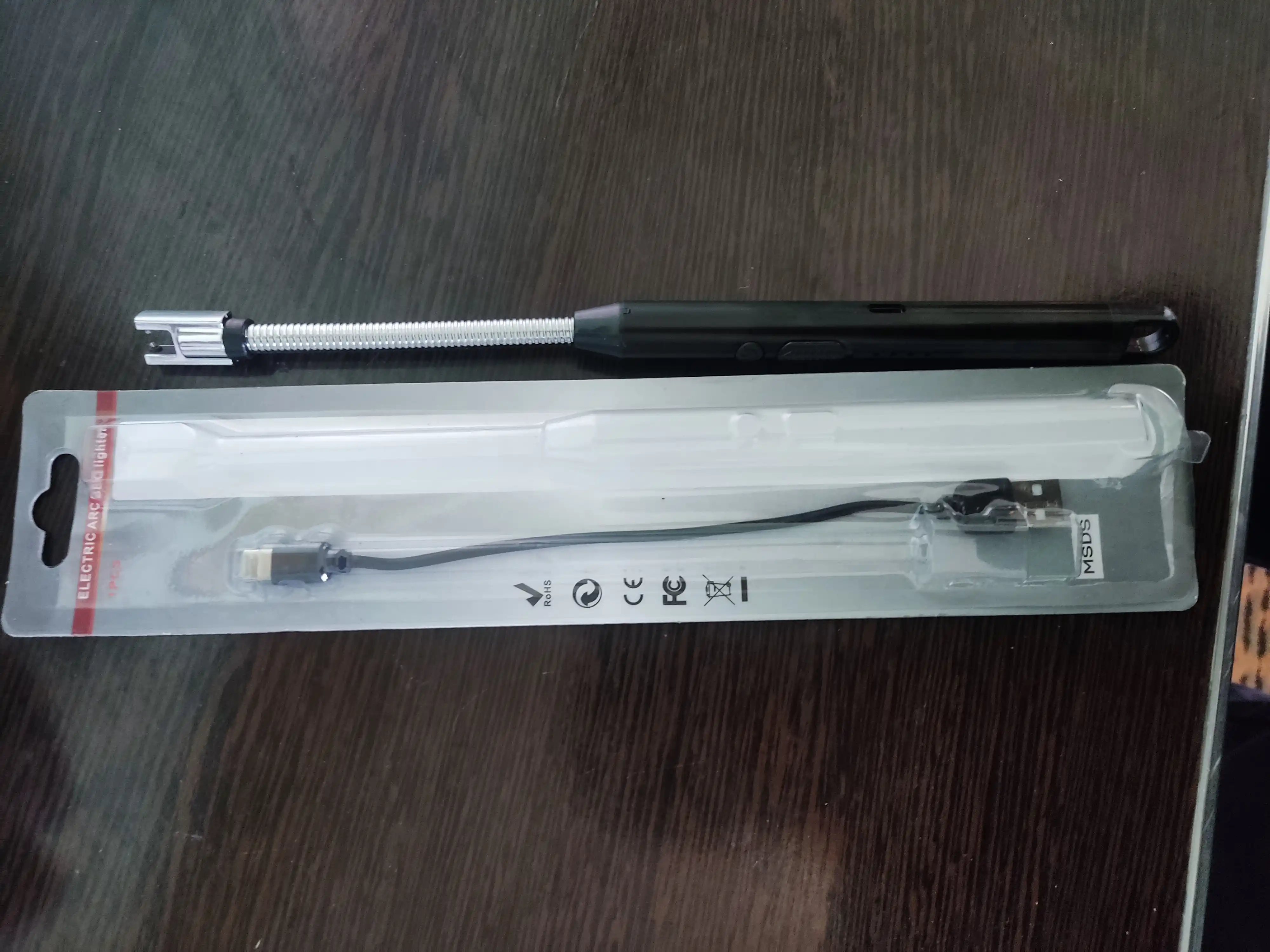 Elektron zajigalka oshxona, plita gaz va shamlar uchun, qayta zaryadlanuvchi USB