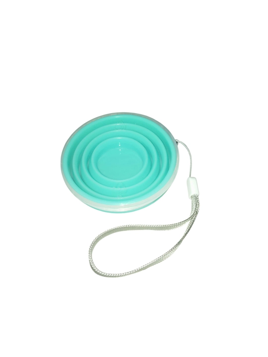 Buklama sayohat stakani, 250/350 ml, silikon BPA Free