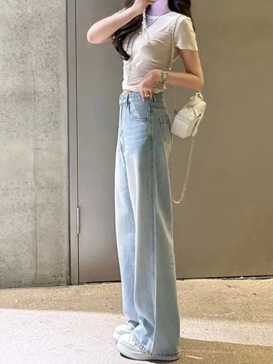Ayollar uchun boyfriend jinsi, keng va klesh jinsilar, bahor-kuz jinsi shimlar