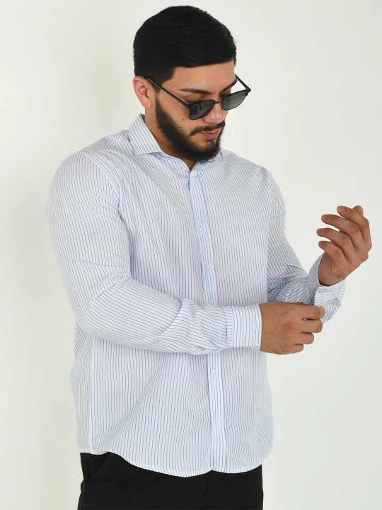 Erkaklar klassik ko'ylagi yengi uzun DARENZI, o'lchamlar S-5XL