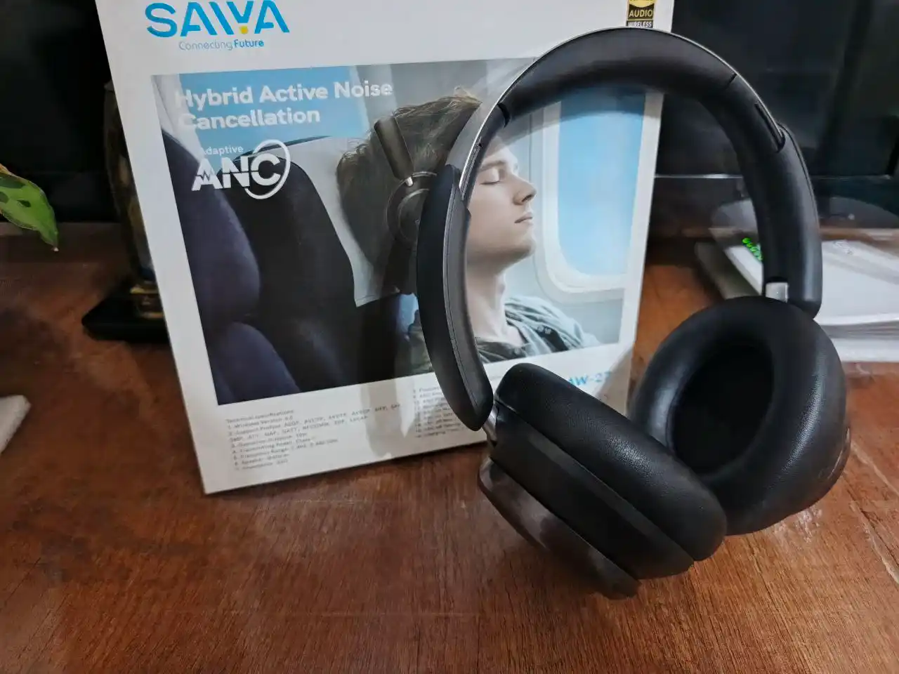 SAIVA AW-27 Professional ANC Bluetooth naushniklar, shovqinni to‘liq bekor qiluvchi [ORG]