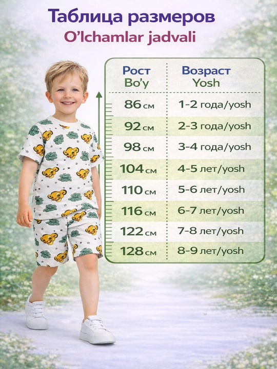 Костюм для мальчика летний, футболка и шорты, хлопок, детский комплект