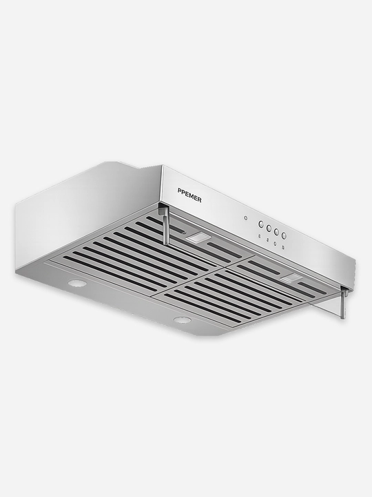 Кухонная вытяжка Premier PRM-60SLIM-S BL, 860 м³/ч, сенсорное управление, пульт