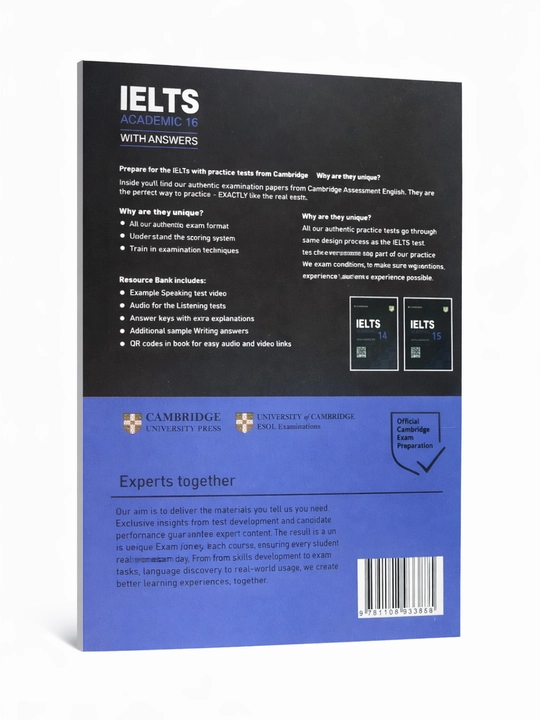 IELTS Academic 17 Cambridge original kitobi, IELTS Academic testlari