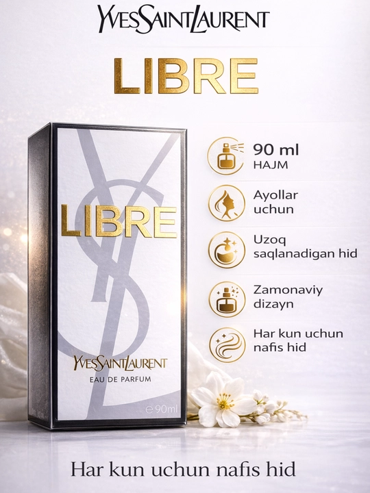 Ayollar atiri,  Libre parfyumlangan suvi, 90 ml
