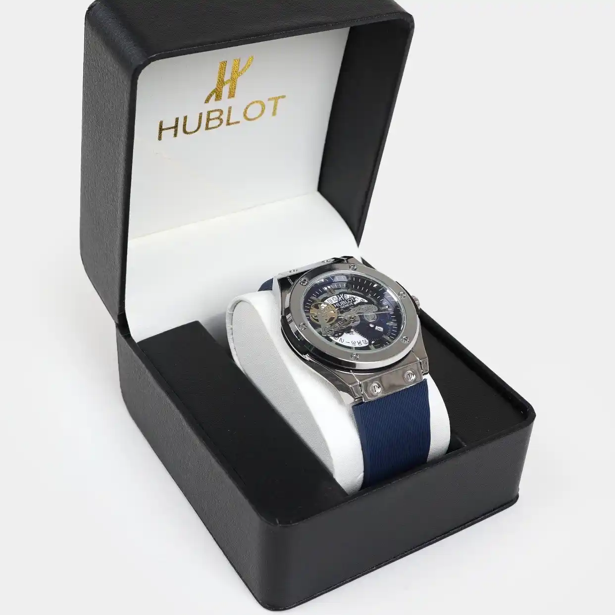 Hublot erkaklar soati, klassik va sport, erkaklar aksessuarlari, quti to‘plamida