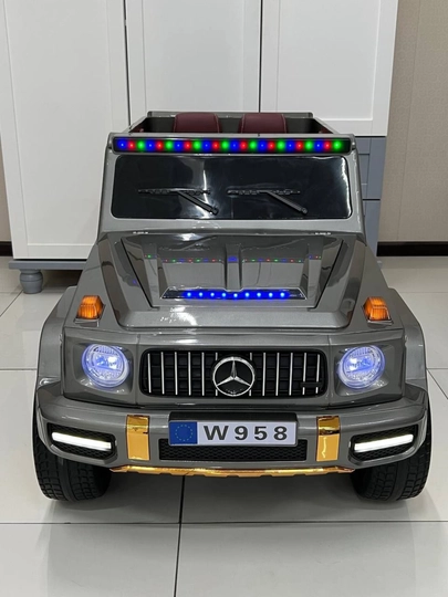 Детский электромобиль, Mercedes-Benz G-класс — CARSS-GELIK-СЕРЕБРН