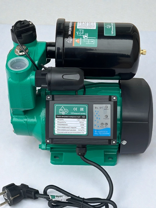 Avtomatik o‘z-o‘zidan ulanadigan H2O PW-250/370/550/750F suv nasosi, uy va bog‘ uchun