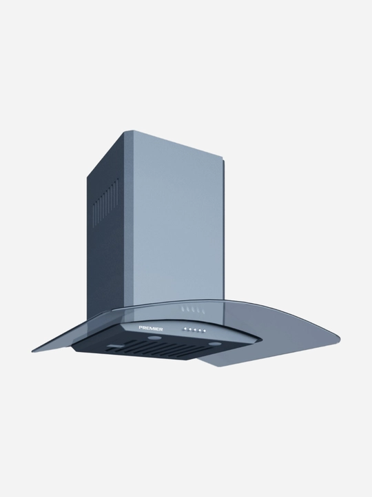 Кухонная вытяжка Premier PRM-60T Curved, 1300 м³/ч, LED подсветка, 3 скорости, 60 см