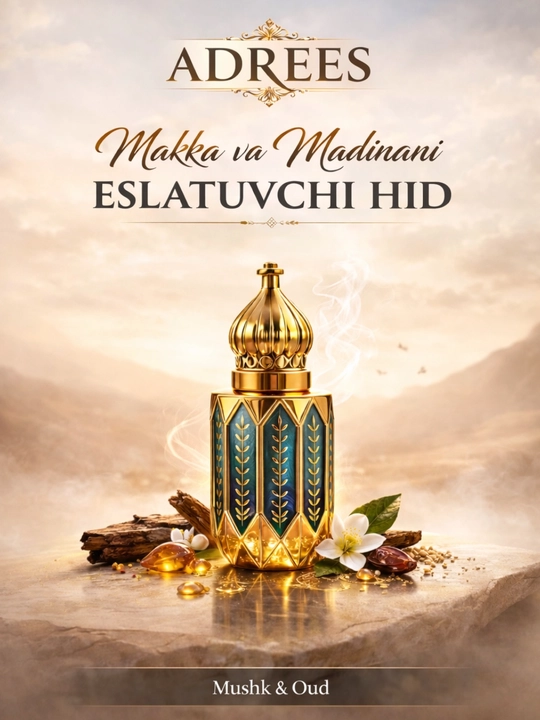 Mushkambar ADREES erkaklar uchun mushk atirlar, 8 ml - 