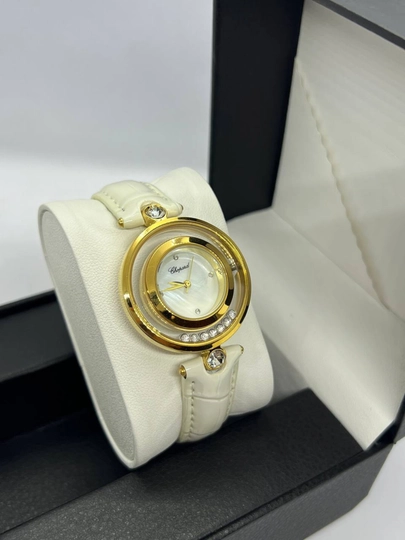 Женские наручные часы, элегантны и красивы — 00111-CHOPARD002-БЕЛЫЙ