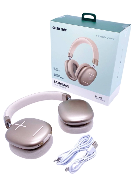 Green Lion EchoMax Bluetooth Quloqchin – BT 5.4, 48 soat ishlash va mikrofon bilan - 