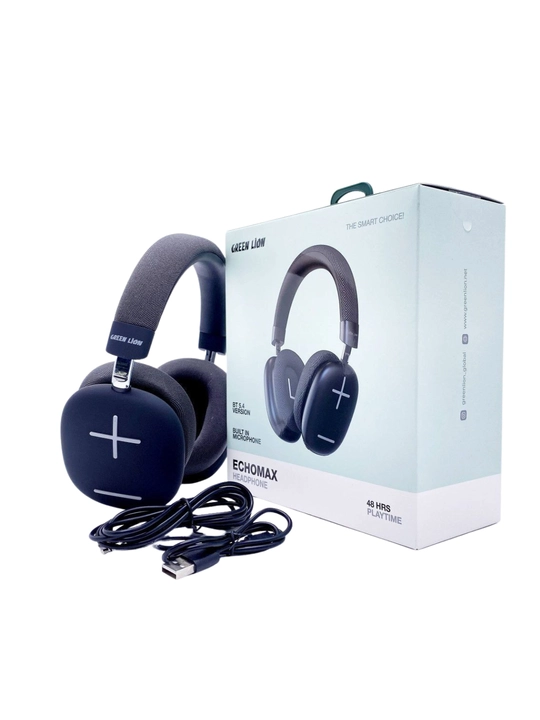 Green Lion EchoMax Bluetooth Quloqchin – BT 5.4, 48 soat ishlash va mikrofon bilan - 