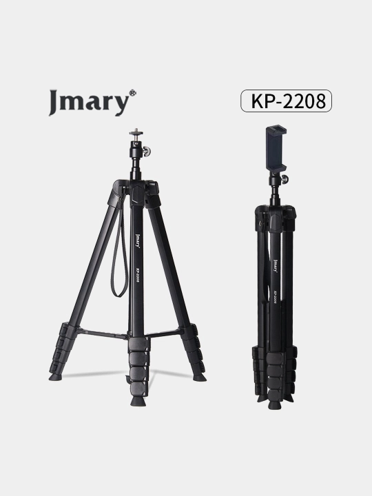 Штатив Jmary KP-2208 – Универсальный трипод для телефона и камеры (171 см)