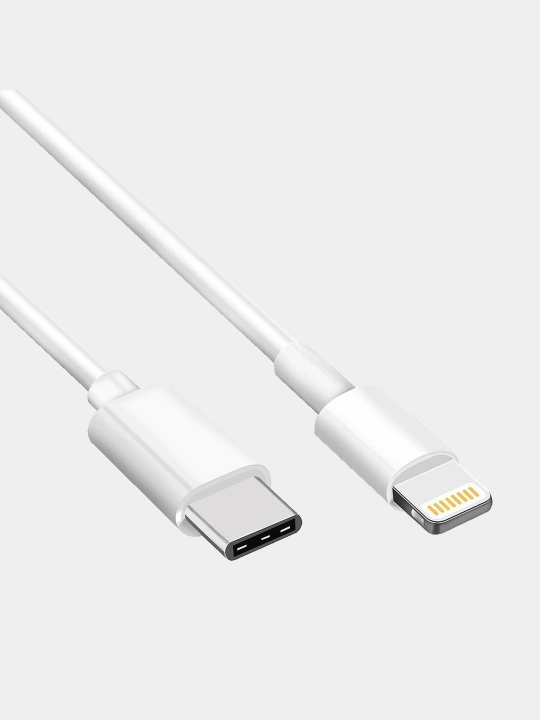 Кабель Lightning/Type-C для быстрой зарядки iPhone 2в1