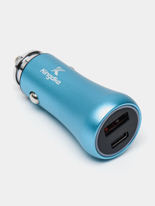 PD 38 Vt KDK-205 avtomobil zaryadlash qurilmasi - Type-C va USB 3.1A tezkor zaryadlash