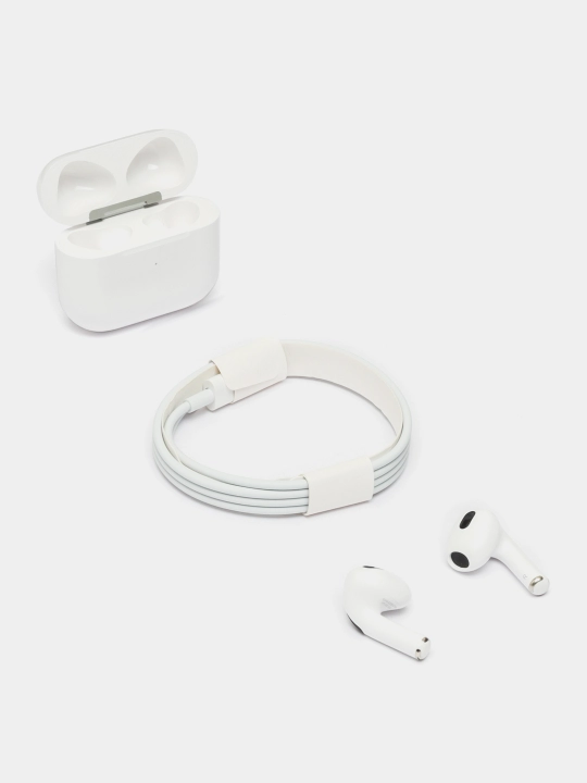 Pods 3 simsiz naushniklar — simsiz zaryadlash va LED animatsiya - 