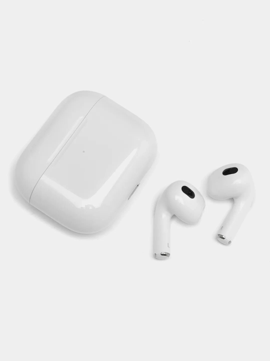 Pods 3 simsiz quloqchinlar — LED animatsiya va zaryadlovchi kеys