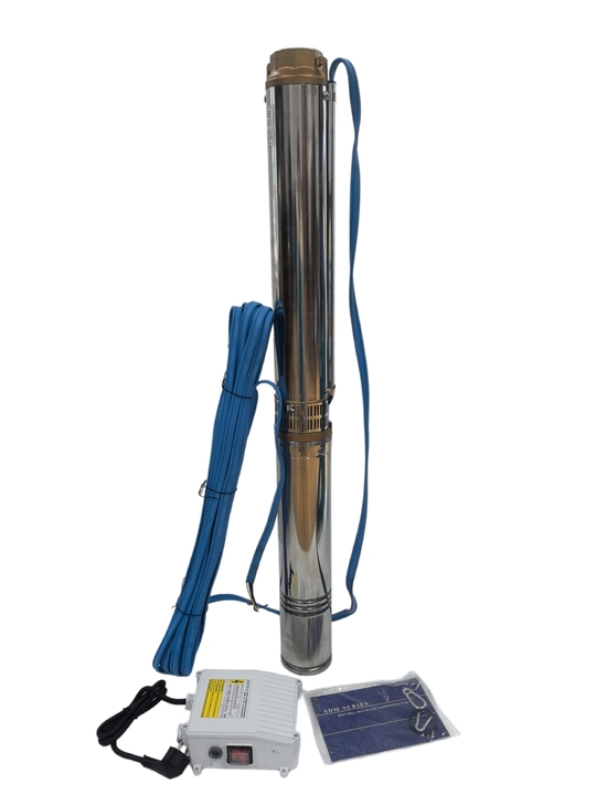 Quduq nasosi 4SDM, 220V, boshi 64 m, vintli suv osti chuqurlik nasosi