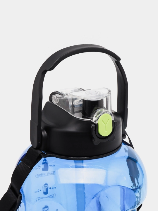Suv va ichimliklar uchun trubkali katta butilka, 3000 ml, BIG Cup