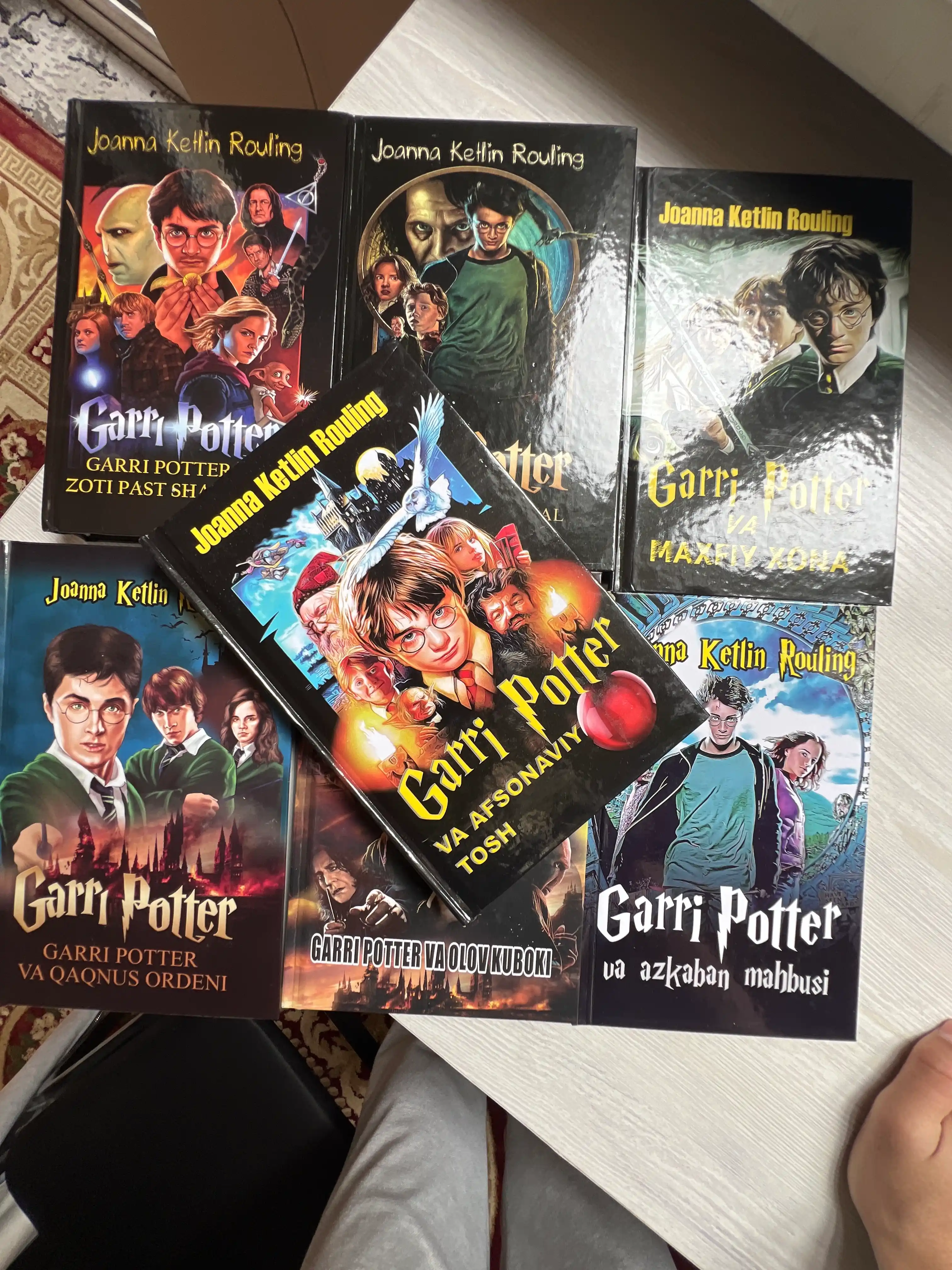 Garri Potter, to'plami, Joann Rouling, o'zbek tilida
