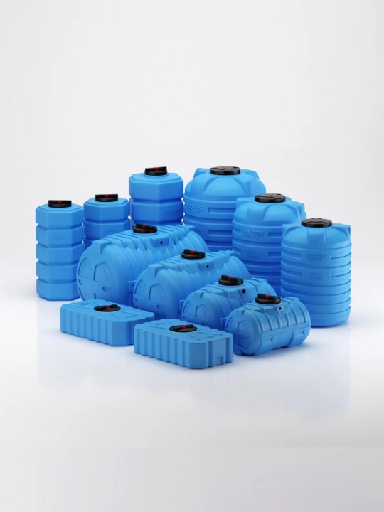 Пластиковая емкость для воды, прочная бочка из полиэтилена Gidroplast