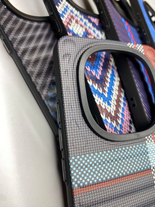 Xiaomi Redmi note 13 4G, 14C 4G, note 14 4G, note 14 pro 4G uchun Karbon uslubidagi g'ilof