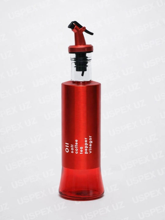 Soya sousi, sirka, yog‘ va boshqa suyuqliklar uchun shisha idish, 500 ml - 