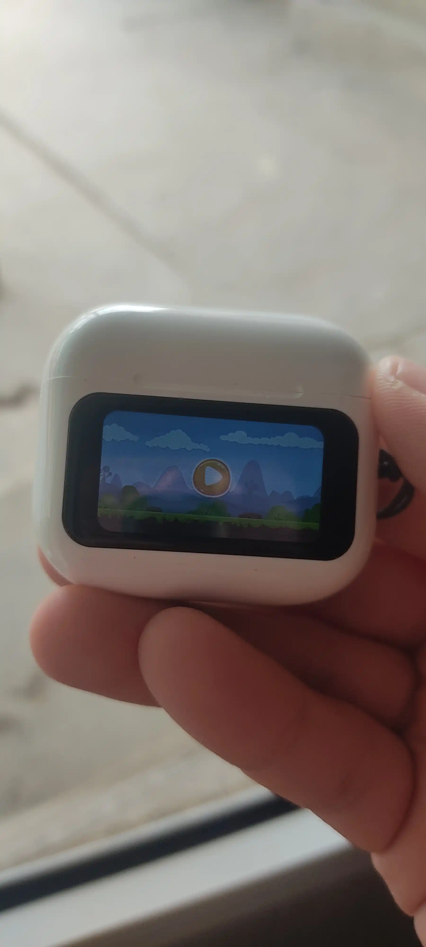 Simsiz quloqchinlar, displeyli, iPhone va Android Pods Pro 2 iOS uchun, sensorli ekrani