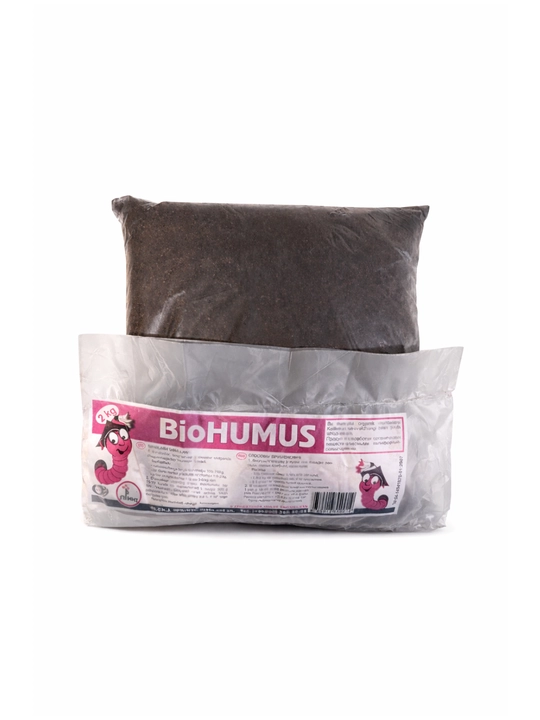 BioHUMUS – tabiiy organik bioo‘g‘it (2 kg), tuproq unumdorligini oshiruvchi o‘g‘it