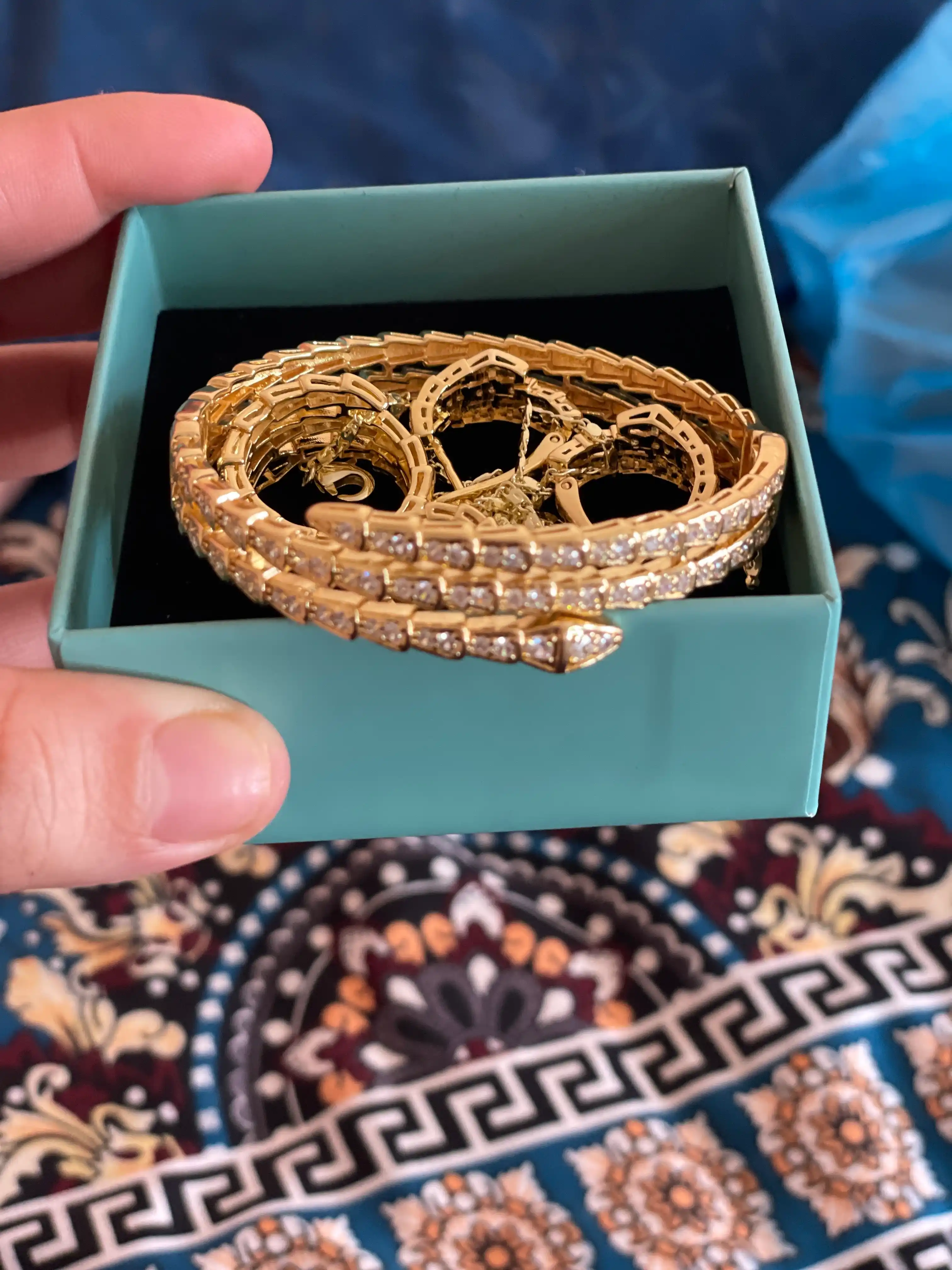 Комплект украшений, серьги, кольцо, браслет, цепочка, Messika Bvlgari, Vancleef