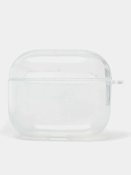 Karabinli AirPods pro 2 uchun shaffof, rangsiz, qulay va yumshoq silikon g‘ilof