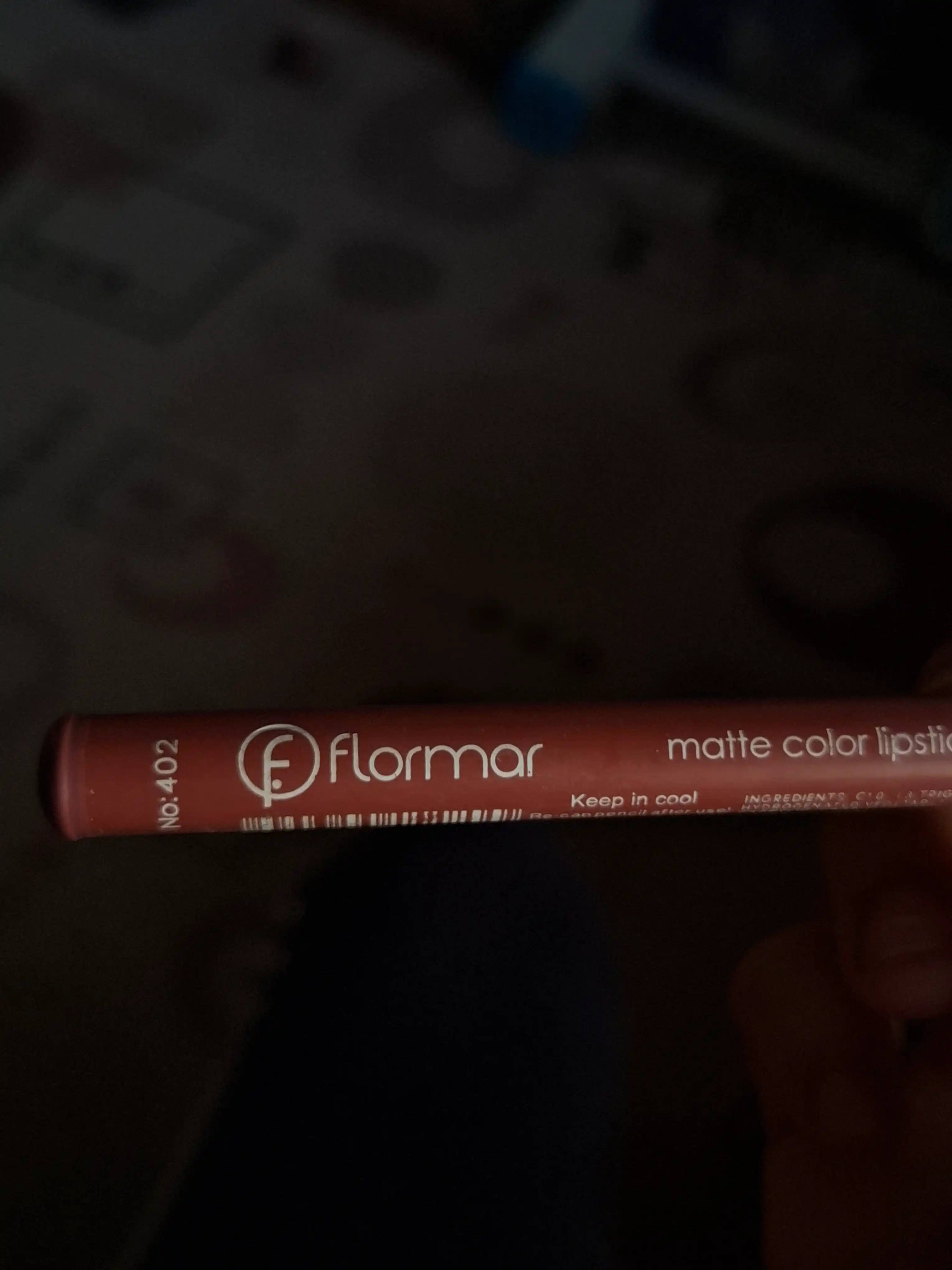 Карандаш-помада для губ, FLORMAR, водостойкая, с точилкой, матовый, 12 оттенков
