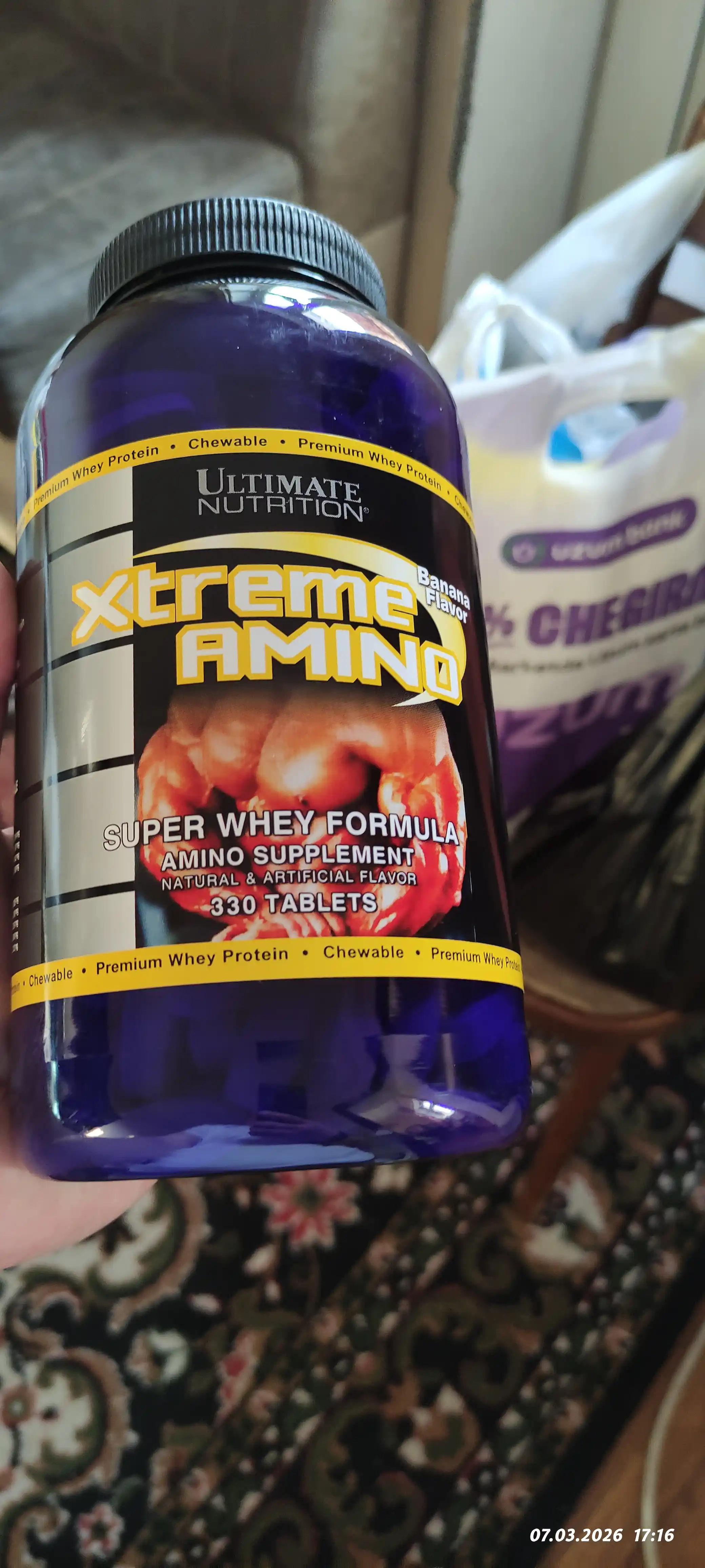 Aminokislotalar kompleksi Xtreme Amino banan, 330 tabletkalar