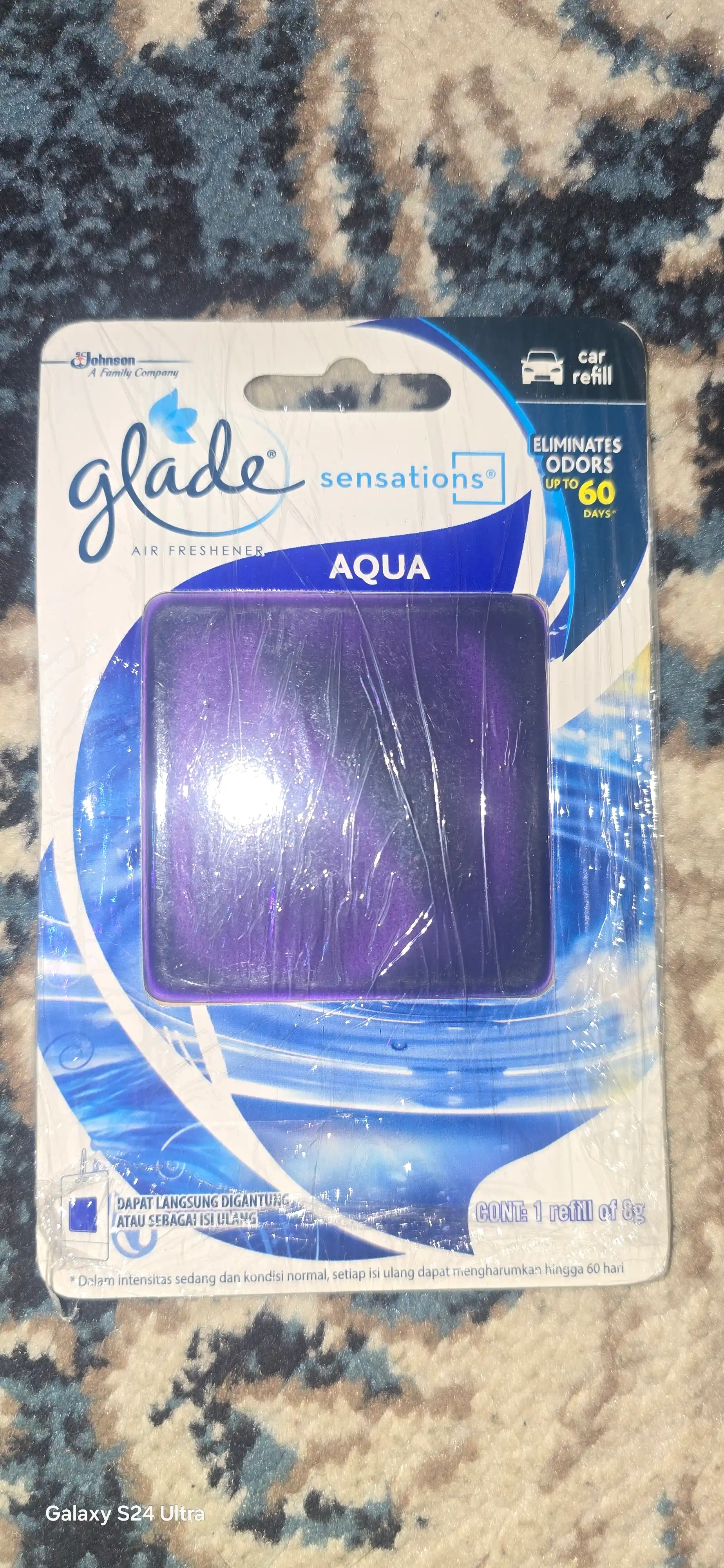 Gelli aromatizator xushbo'ylagichi Glade Sensations, uy, ofis va mashina uchun