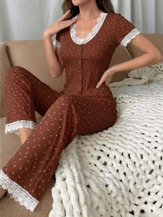 Женская пижама, пижама, женский комплект - 