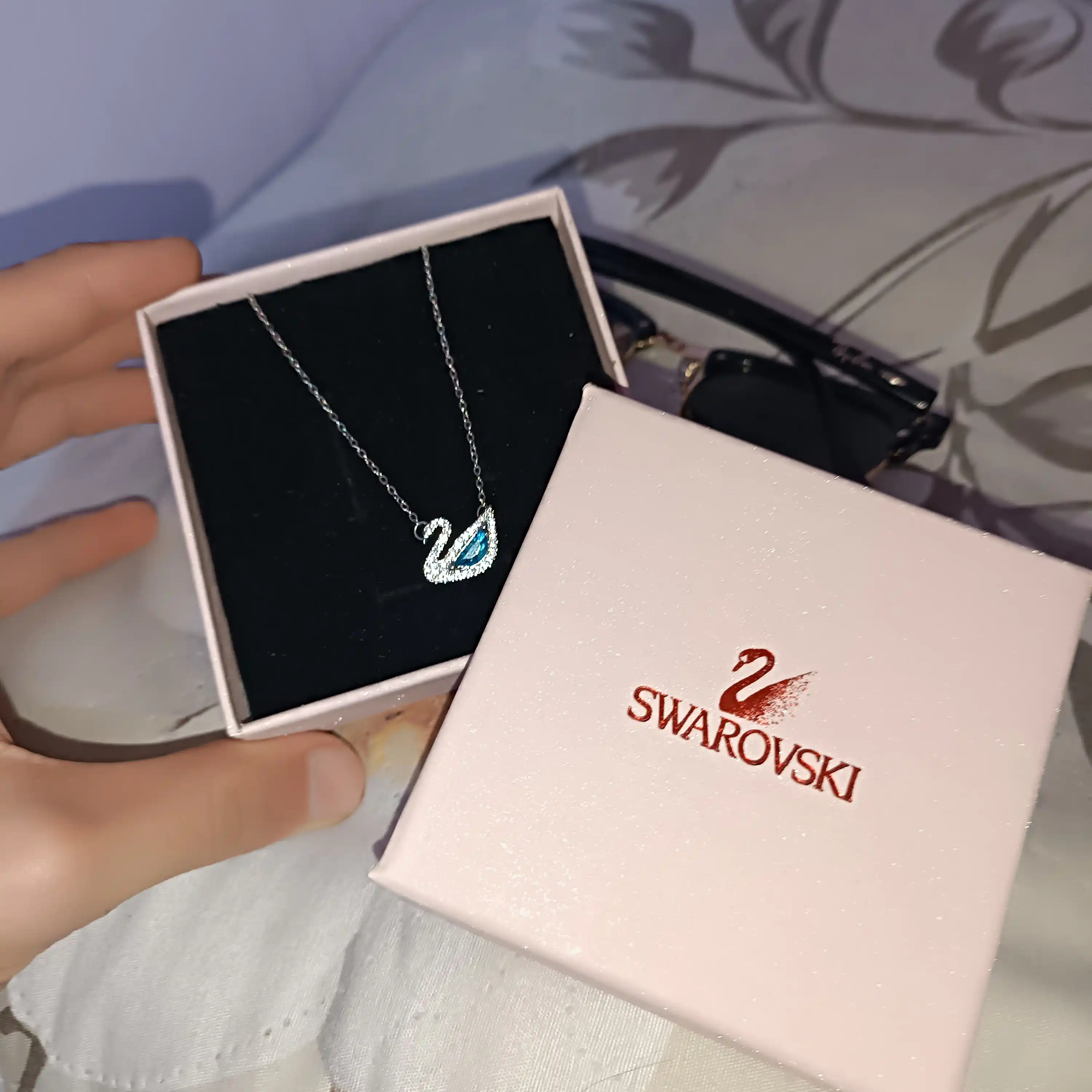 Sovg‘a qutisidagi qizlar uchun Swarovski taqinchoqlari, bo'yin uchun zanjirlar, REDly.co