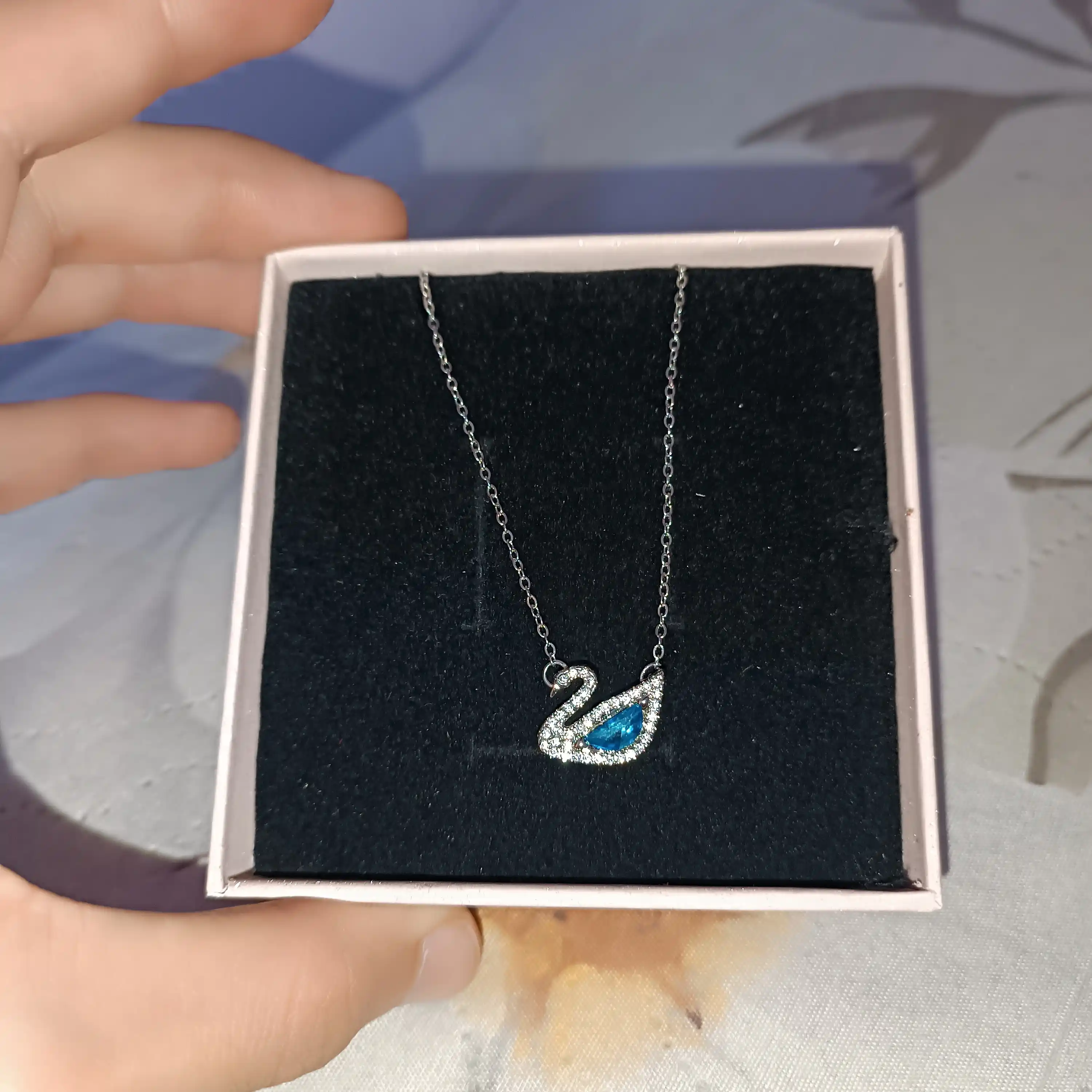 Sovg‘a qutisidagi qizlar uchun Swarovski taqinchoqlari, bo'yin uchun zanjirlar, REDly.co