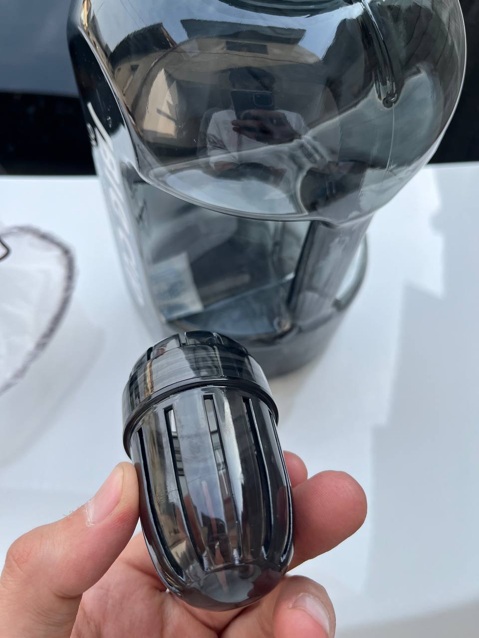 Suv va ichimliklar uchun trubkali katta butilka, 3000 ml, BIG Cup