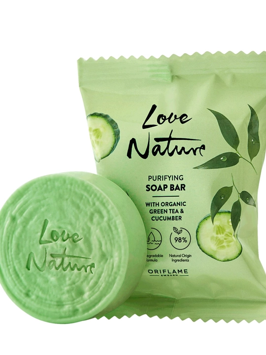 Love Nature sovuni bu tabiatdan ilhomlangan poklik, 75 g - 